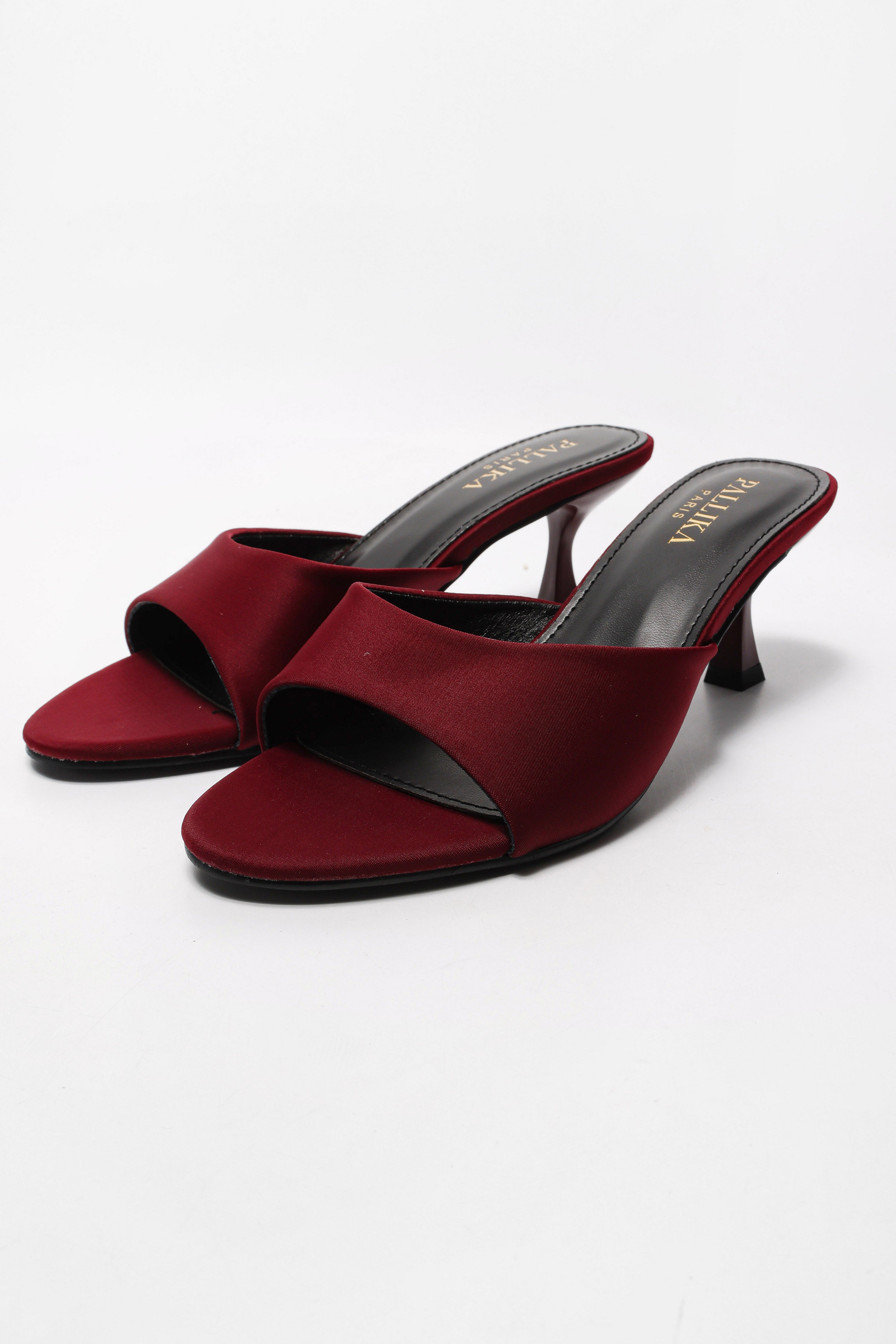 Mules - Burgundy