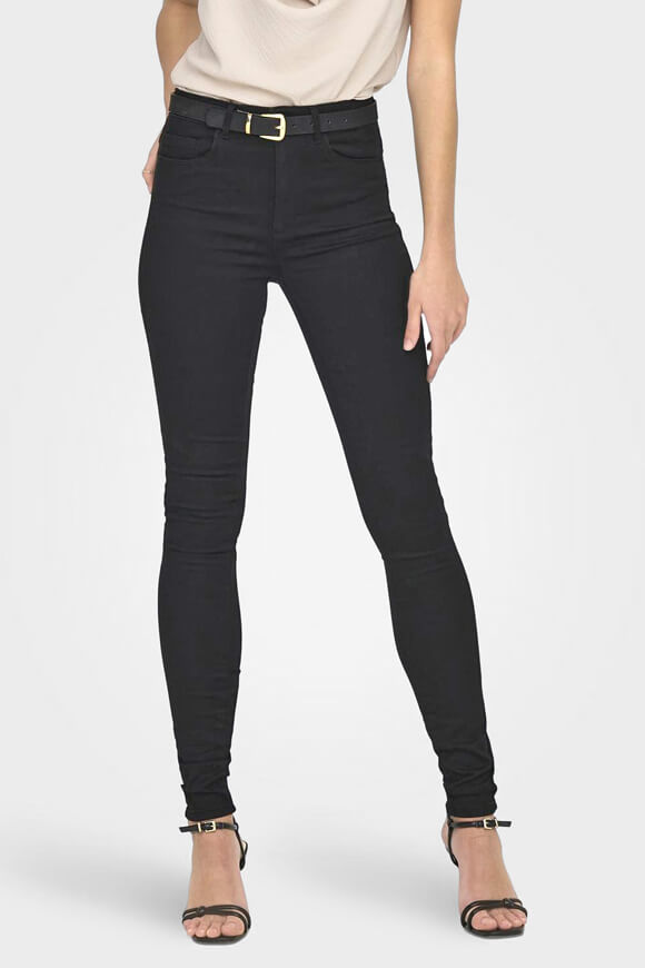 High Waist Skinny Fit Jeans L32 - Black