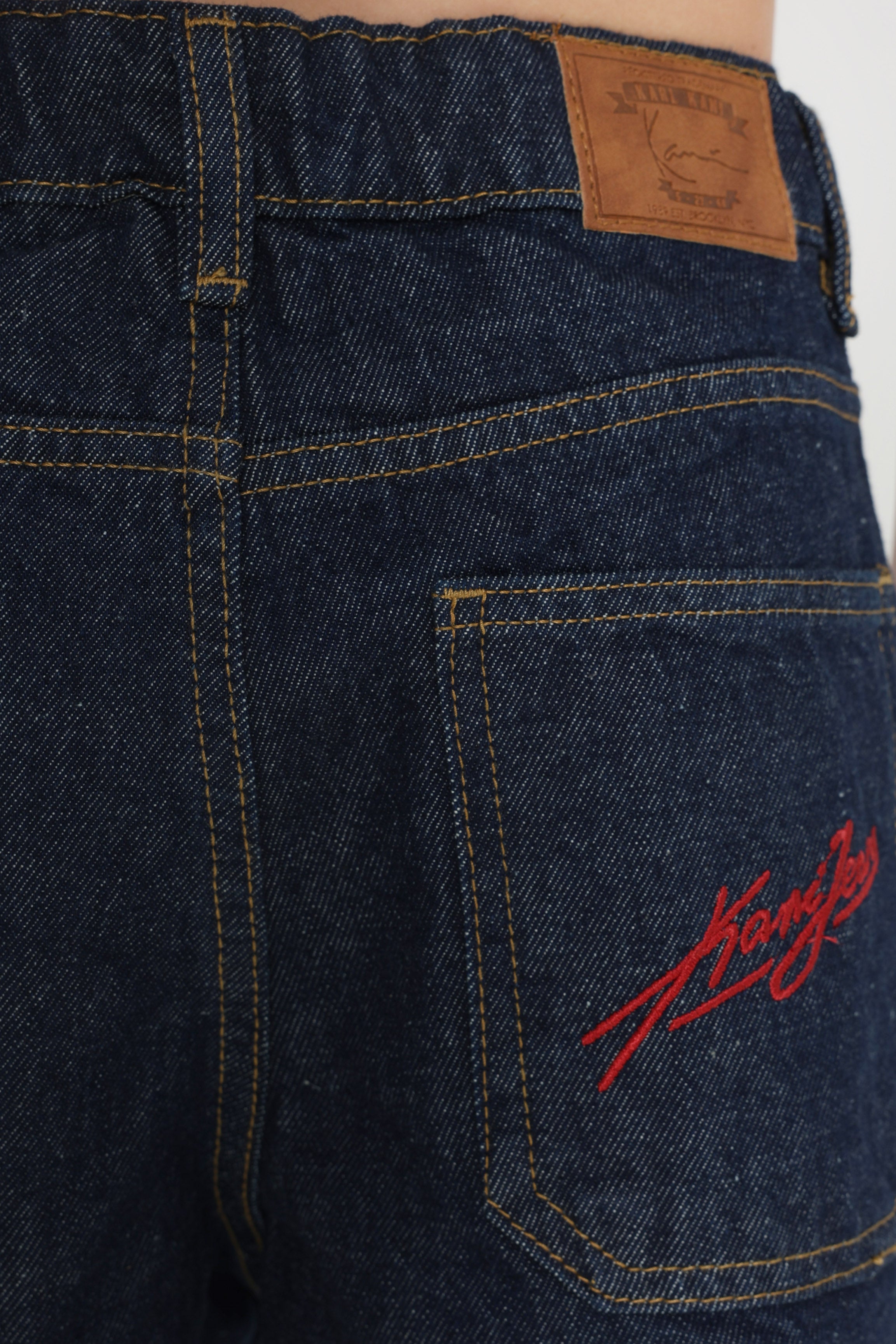 Baggy fit jeans - Rinsed Blue
