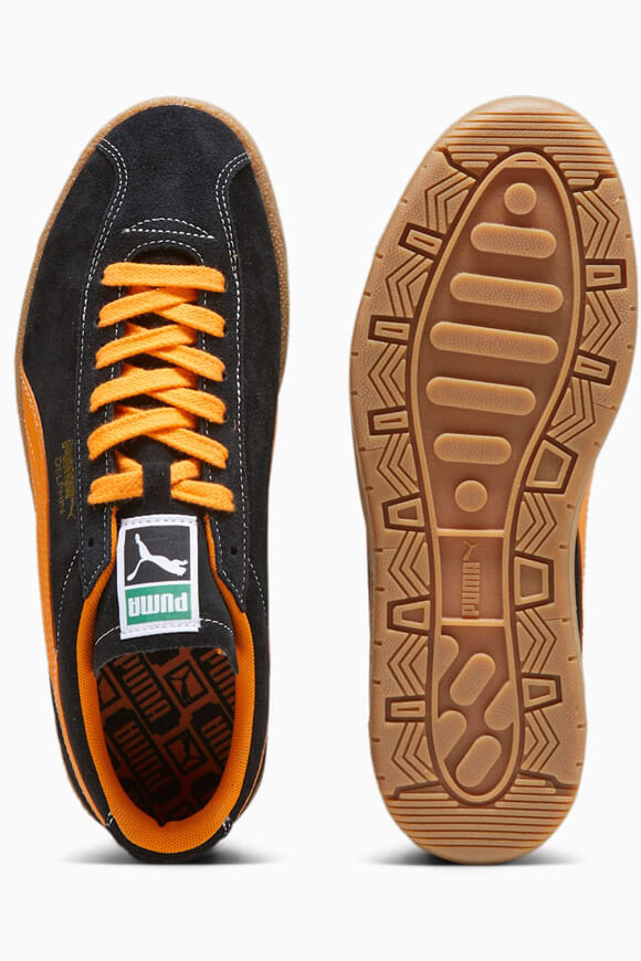Delphin Sneaker - Black + Pumpkin Pie