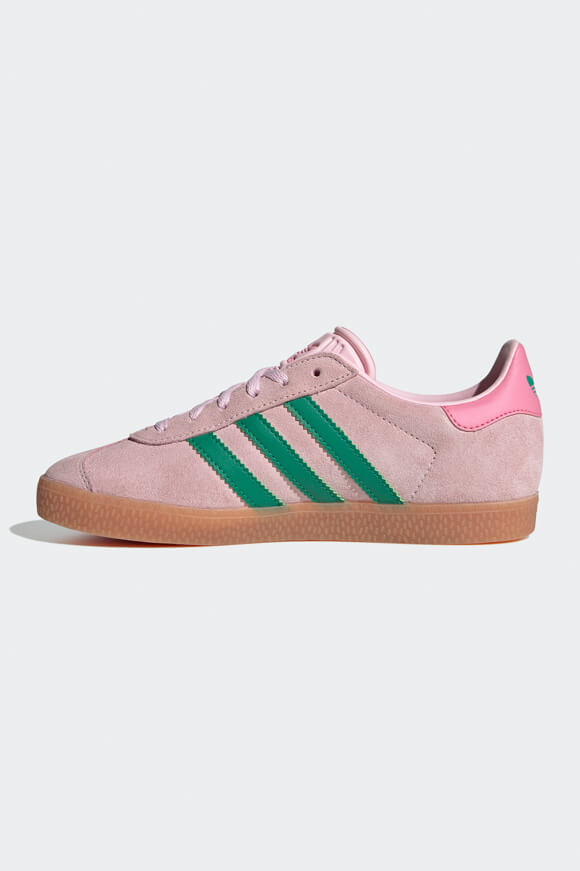 Gazelle sneakers - Clear Pink + Court Green