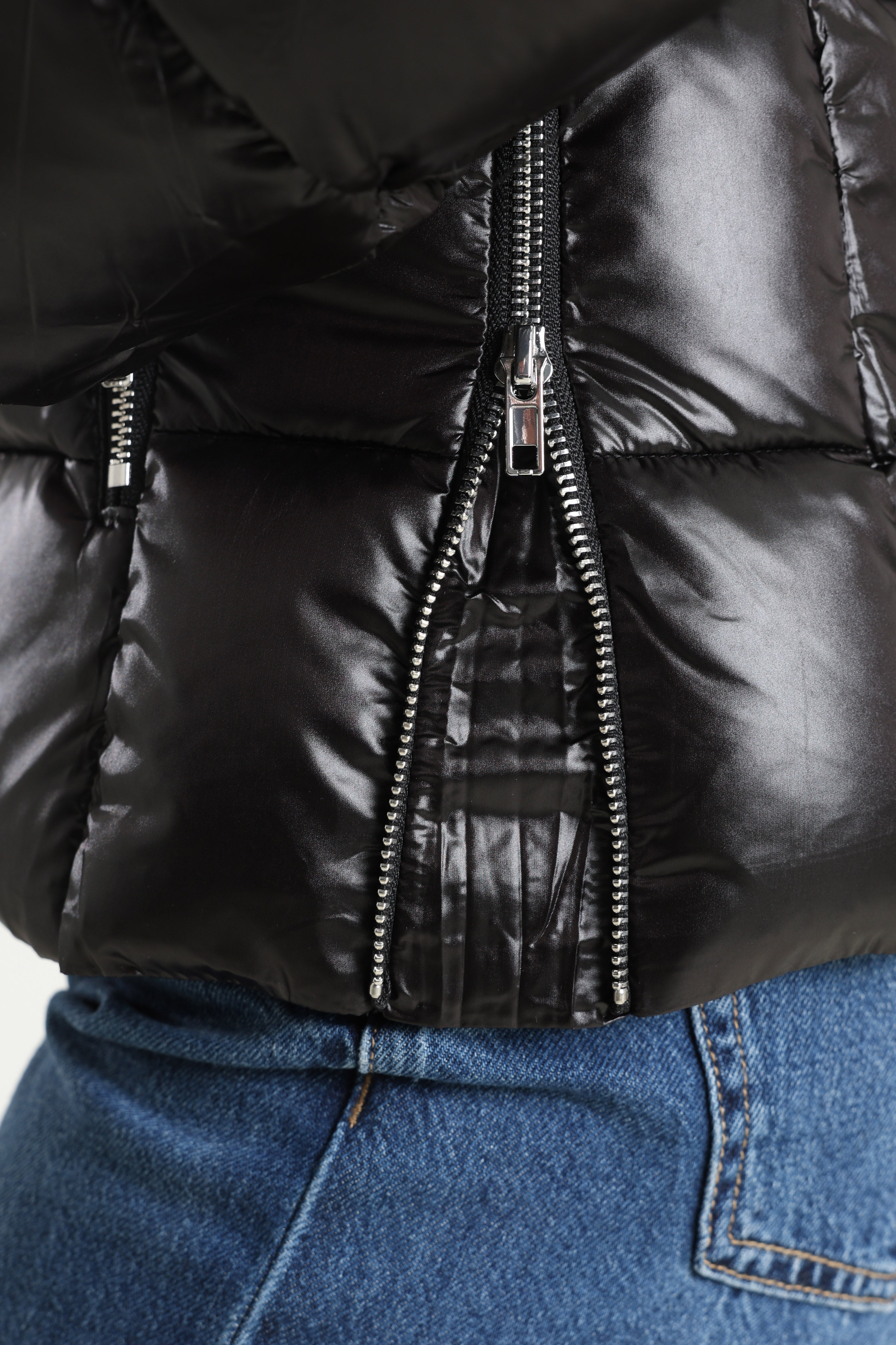 Pufferjacke - Schwarz