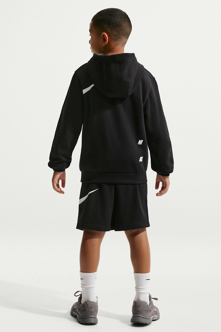 Short Club in felpa sportiva - Black