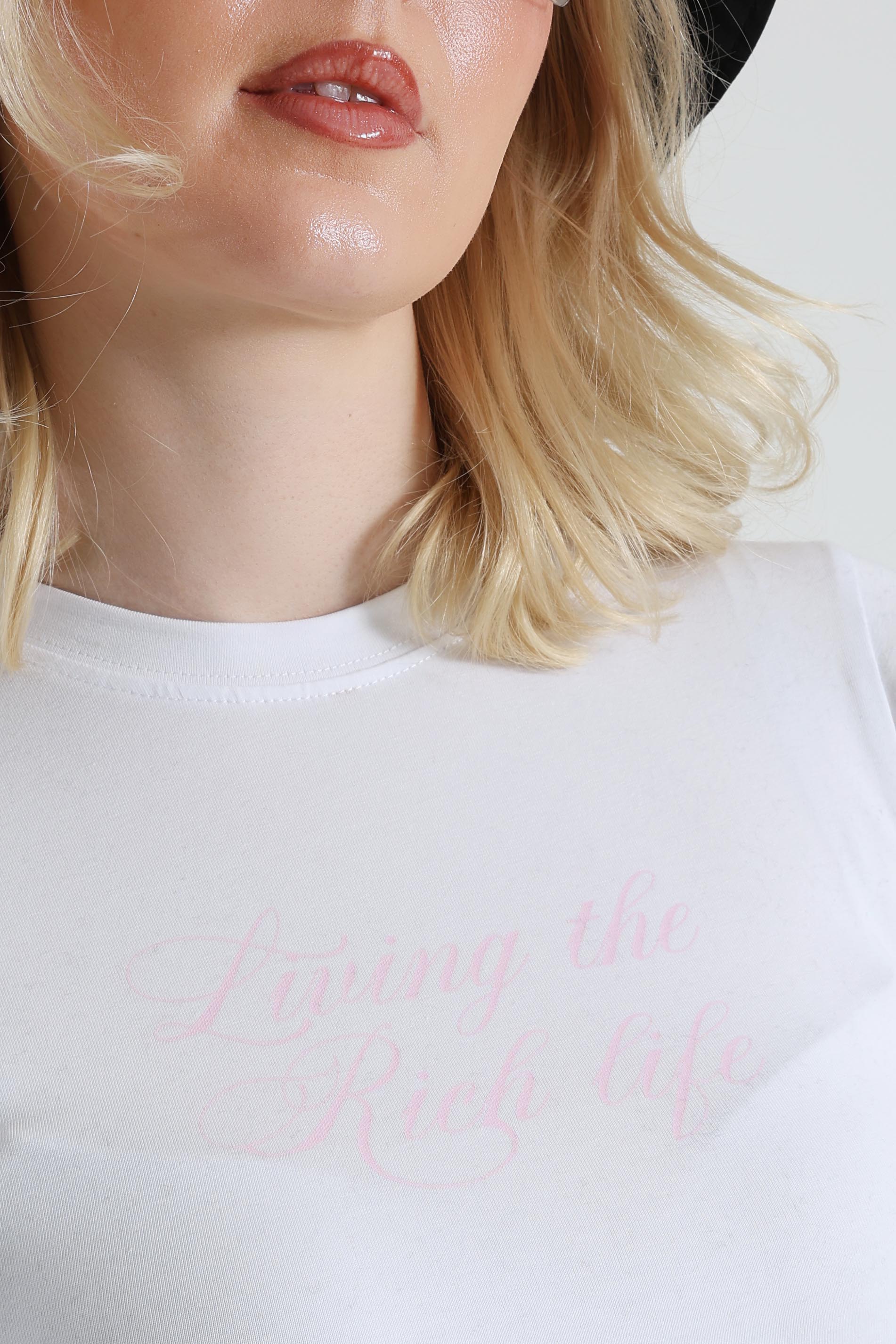 T-Shirt court - White