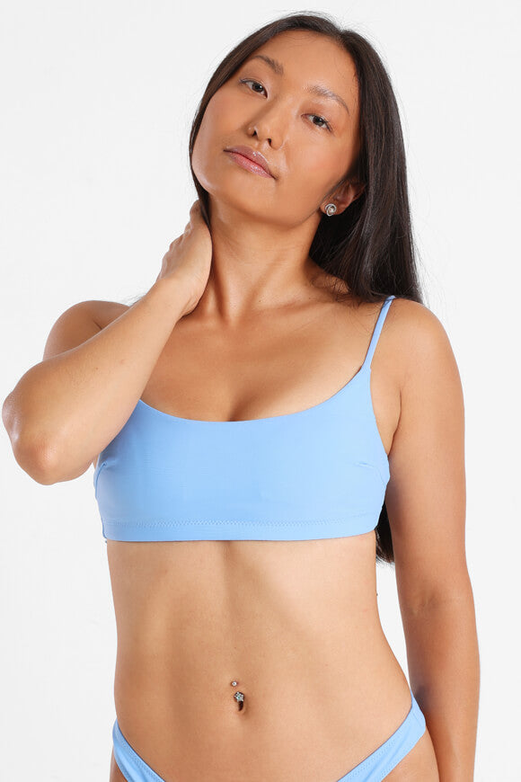 Haut de bikini bralette - Bleu clair