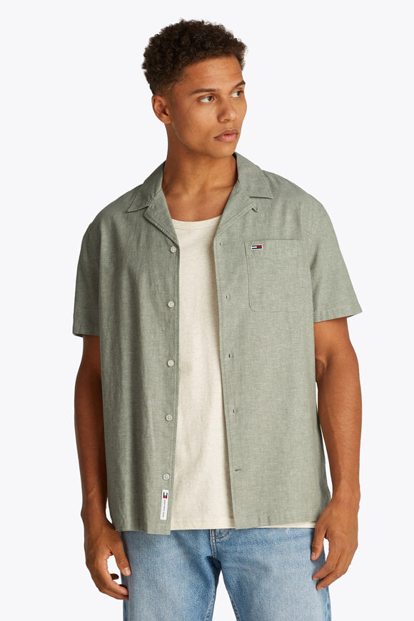 Chemise en lin - Aruba Green