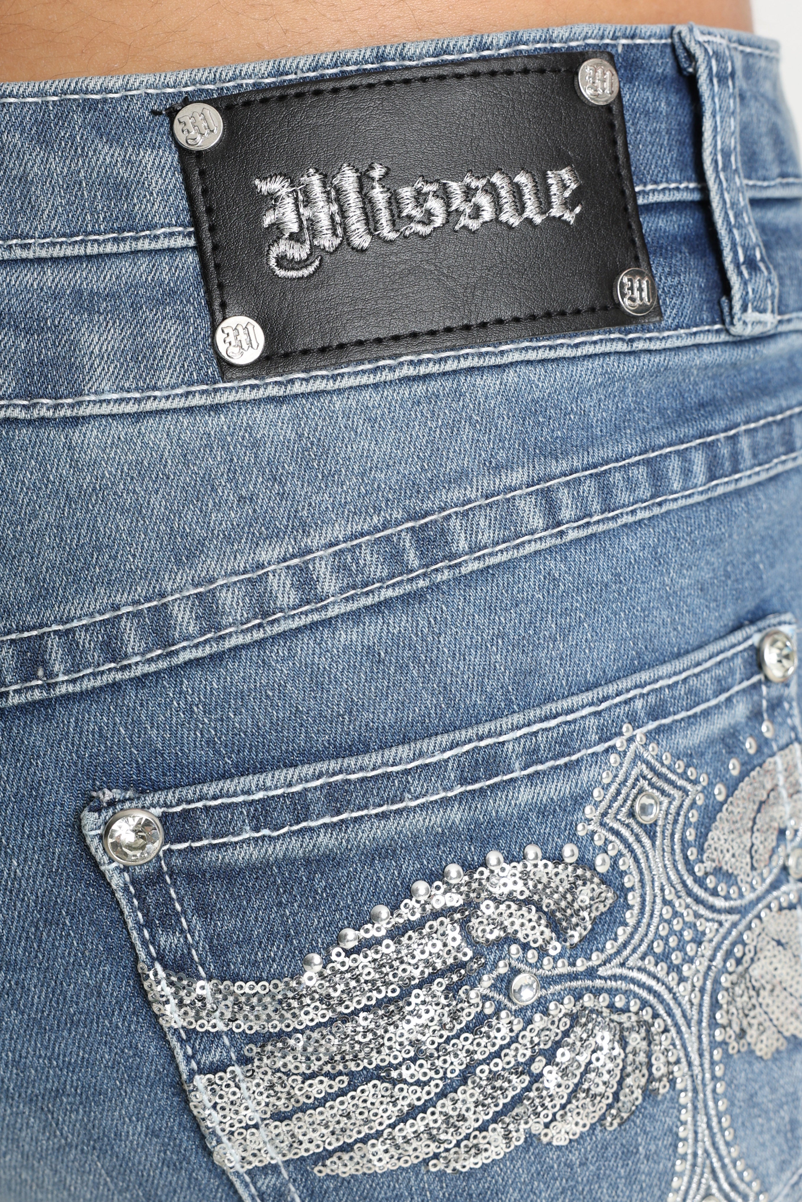 Bootcut Jeans - Blau