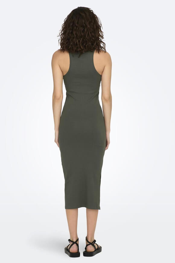 Belfast ribbed midi dress - Beluga