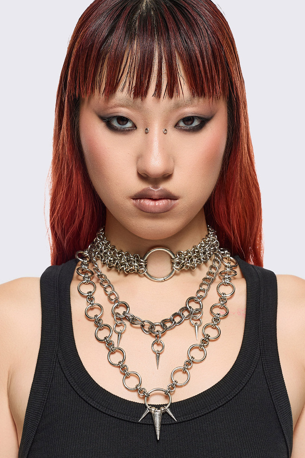 Havoc Halsketten-Set - Oxidized Silver