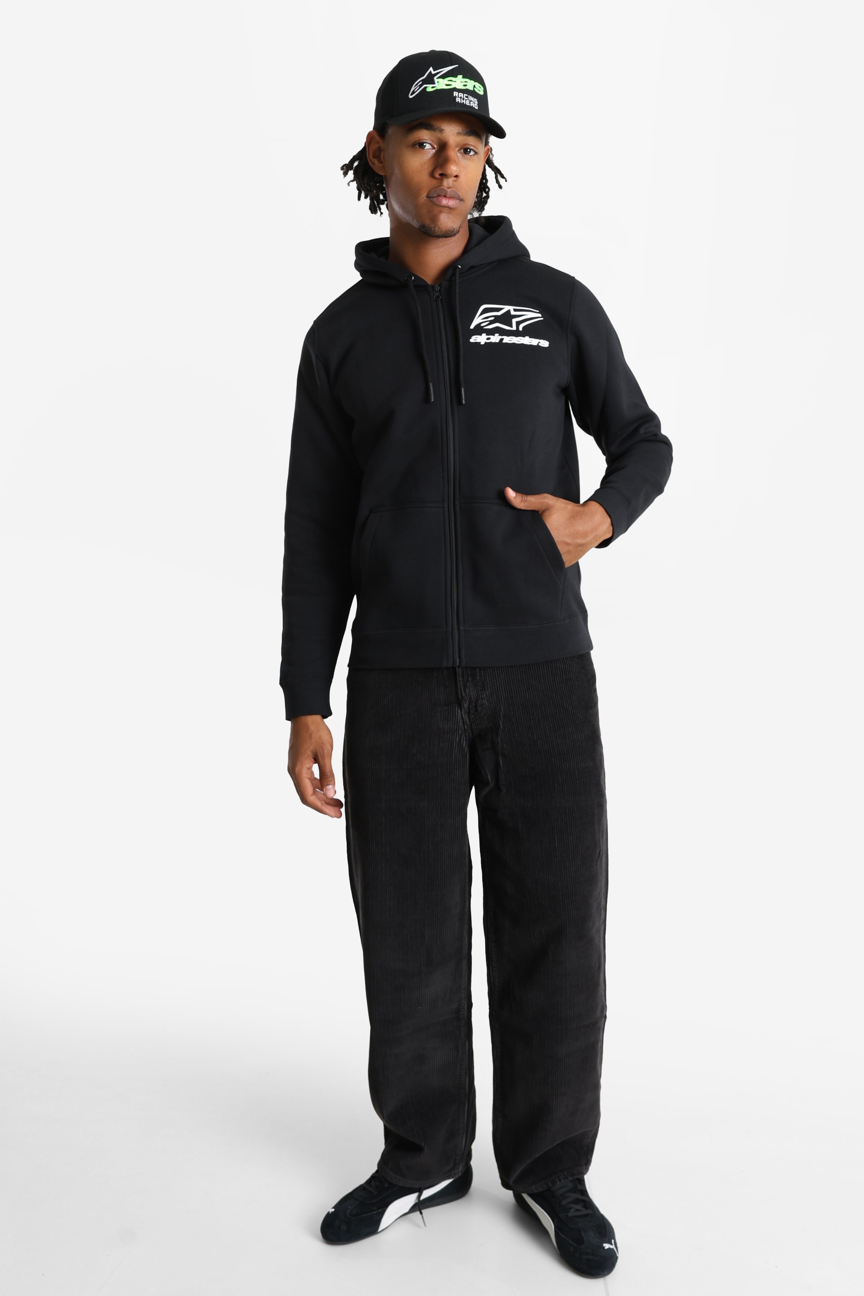 Formulation Kapuzensweatjacke - Black