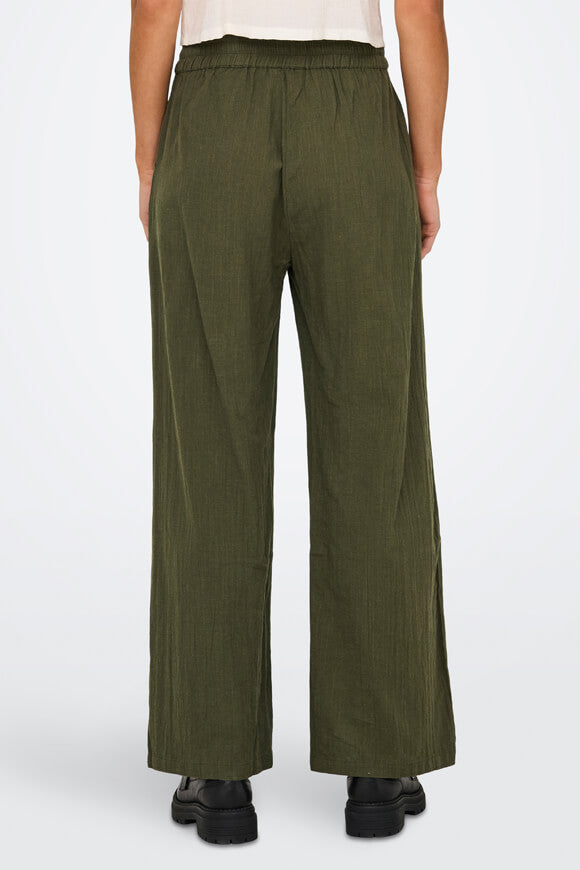 Pantaloni in tessuto Tiziana - Grape Leaf