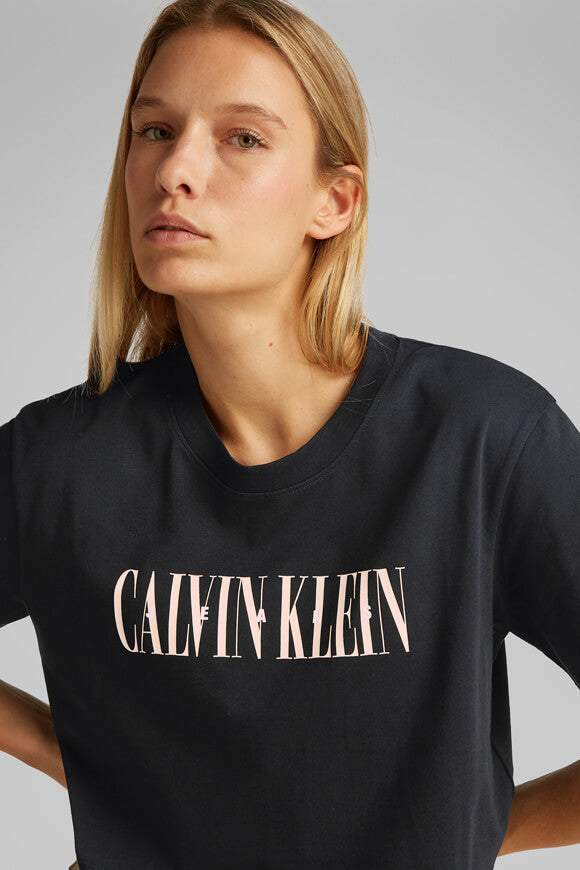 Varsity Oversize T-Shirt - Black