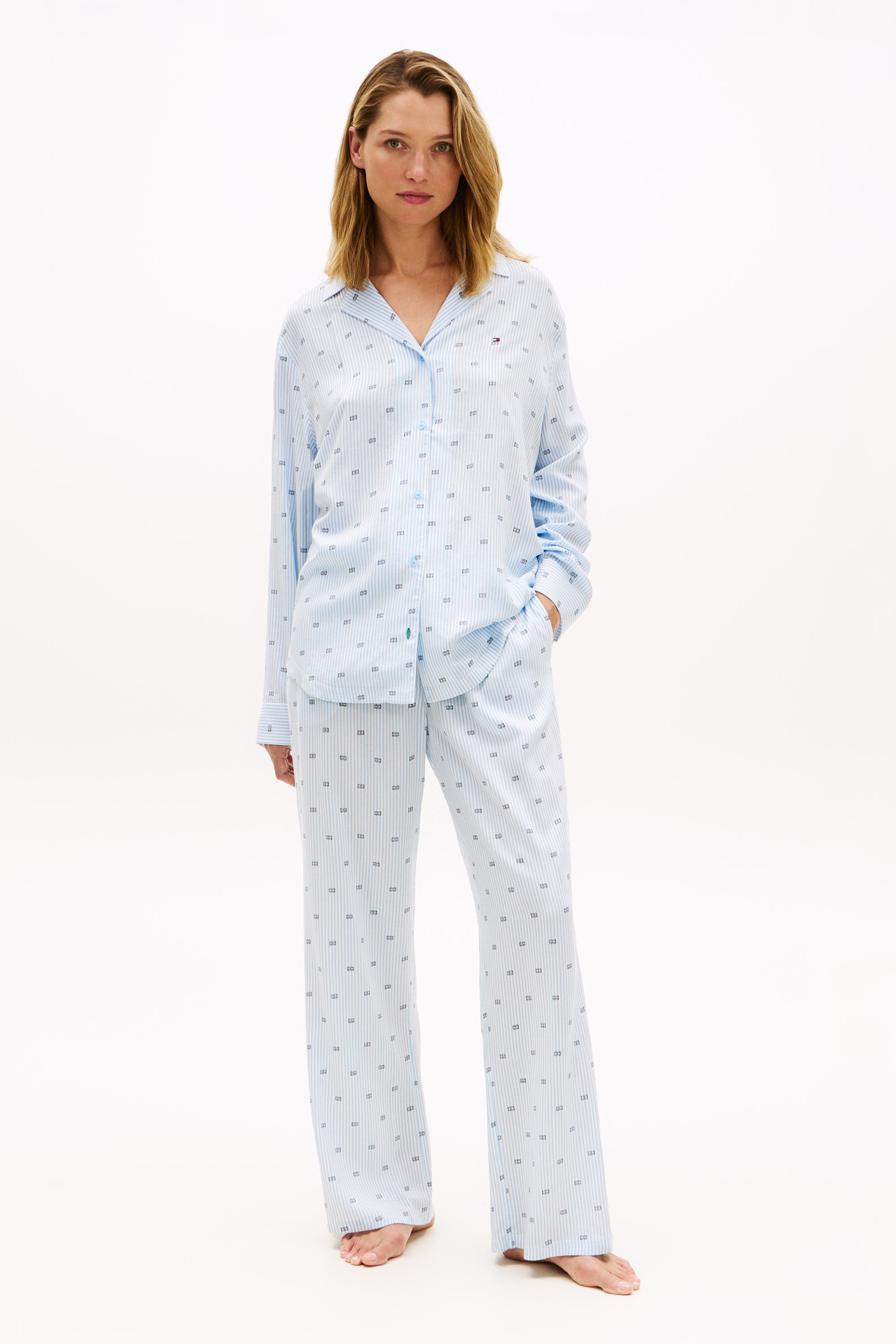 Pyjama-Oberteil - Vessel Blue