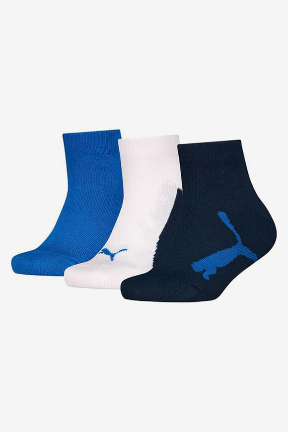 Three-pack of socks - Navy + White + Strong Blue