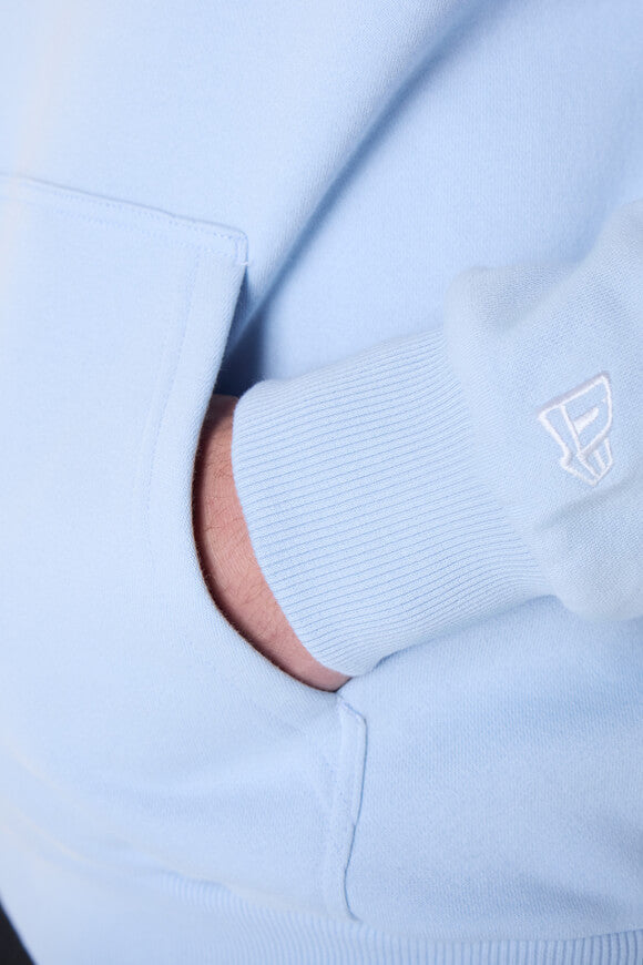 NBA Graphic Oversize Hooded Sweatshirt - Light Blue