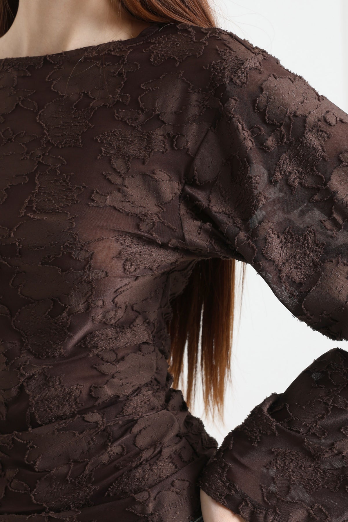ONLNADIA Langarmshirt - Coffee Bean