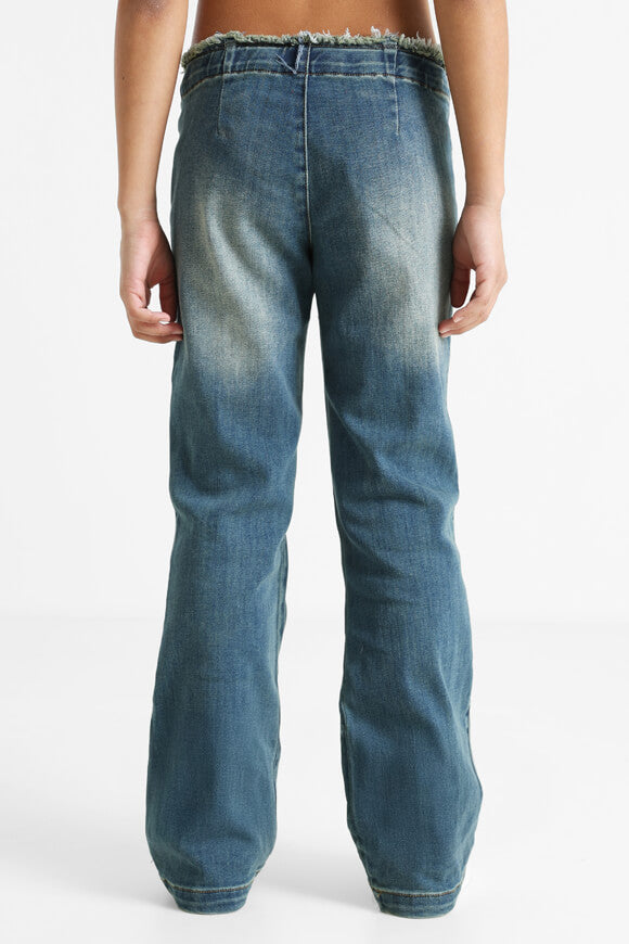 Jean flare - Denim blu