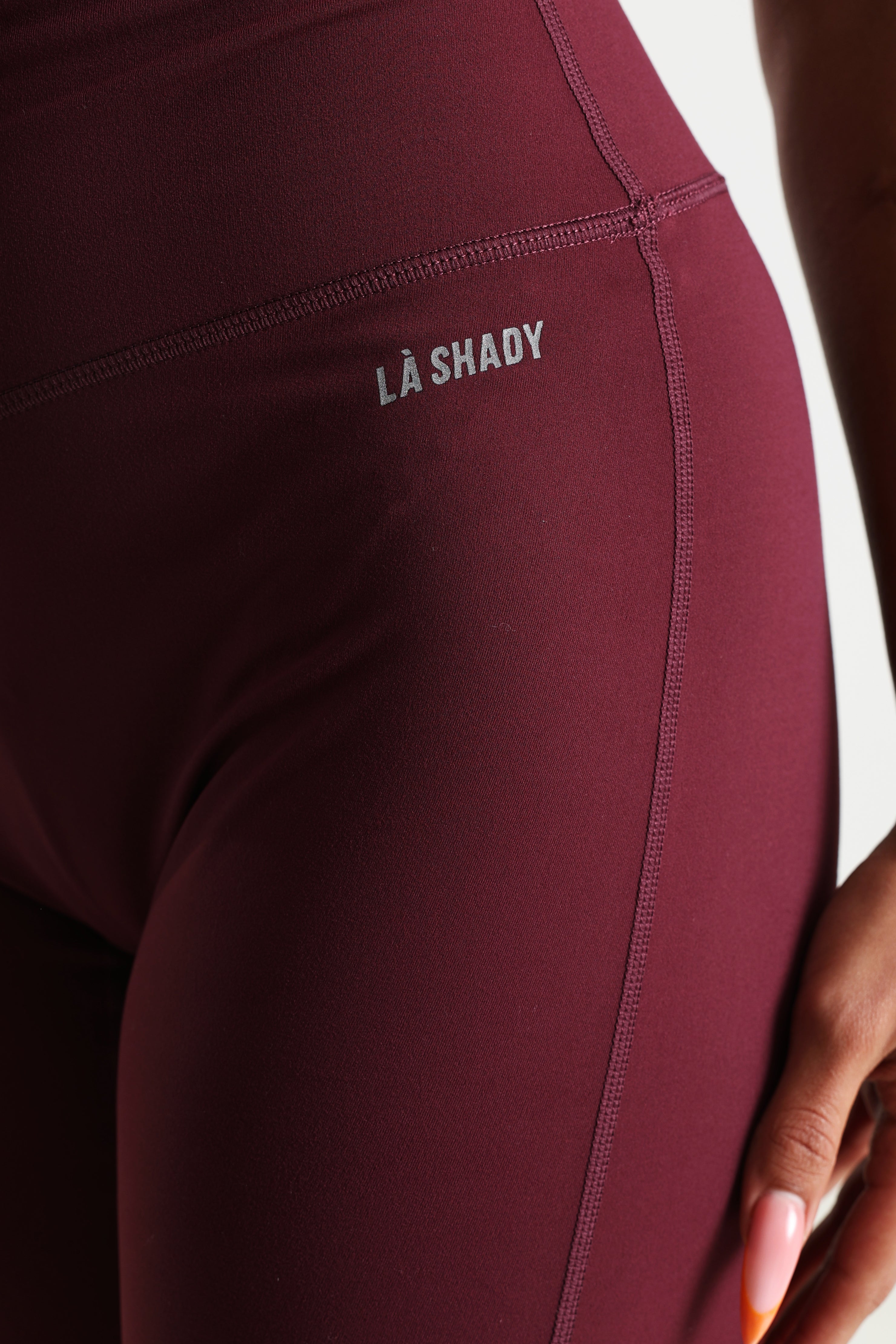 Bootcut Leggings - Bordeaux