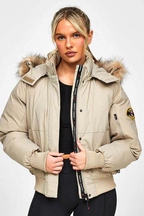 Olivia Wattierte Bomberjacke - Pure Cashmere