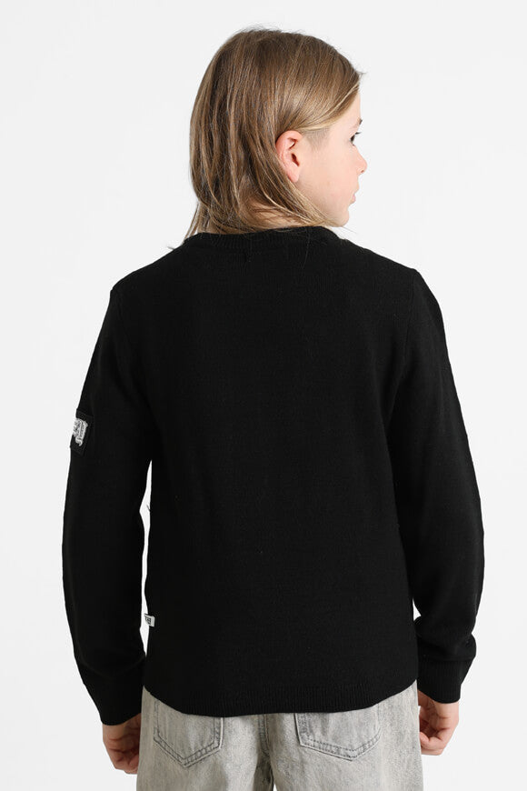 Pull en maille fine - Noir