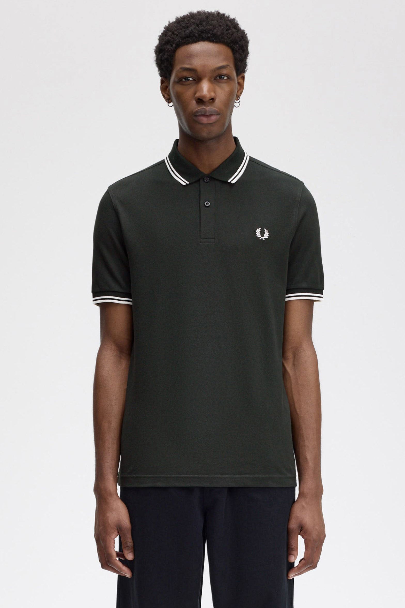 Twin Tipped Poloshirt - Night Green