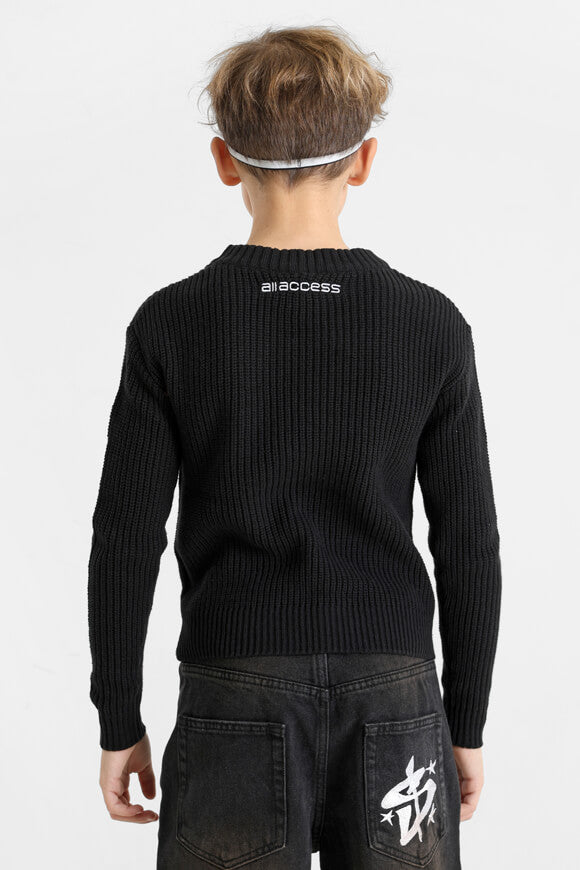 Strickpullover - Schwarz