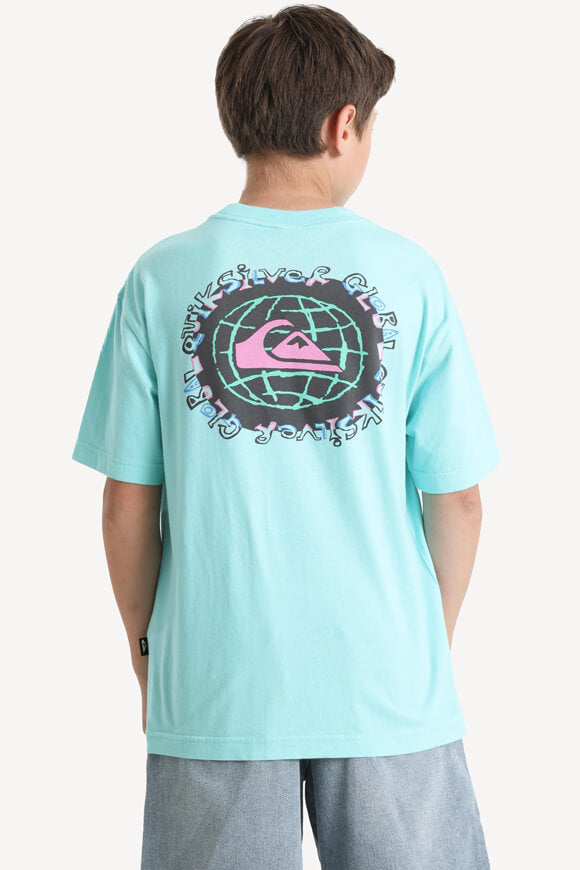 Global Heat t-shirt - Aqua Sky