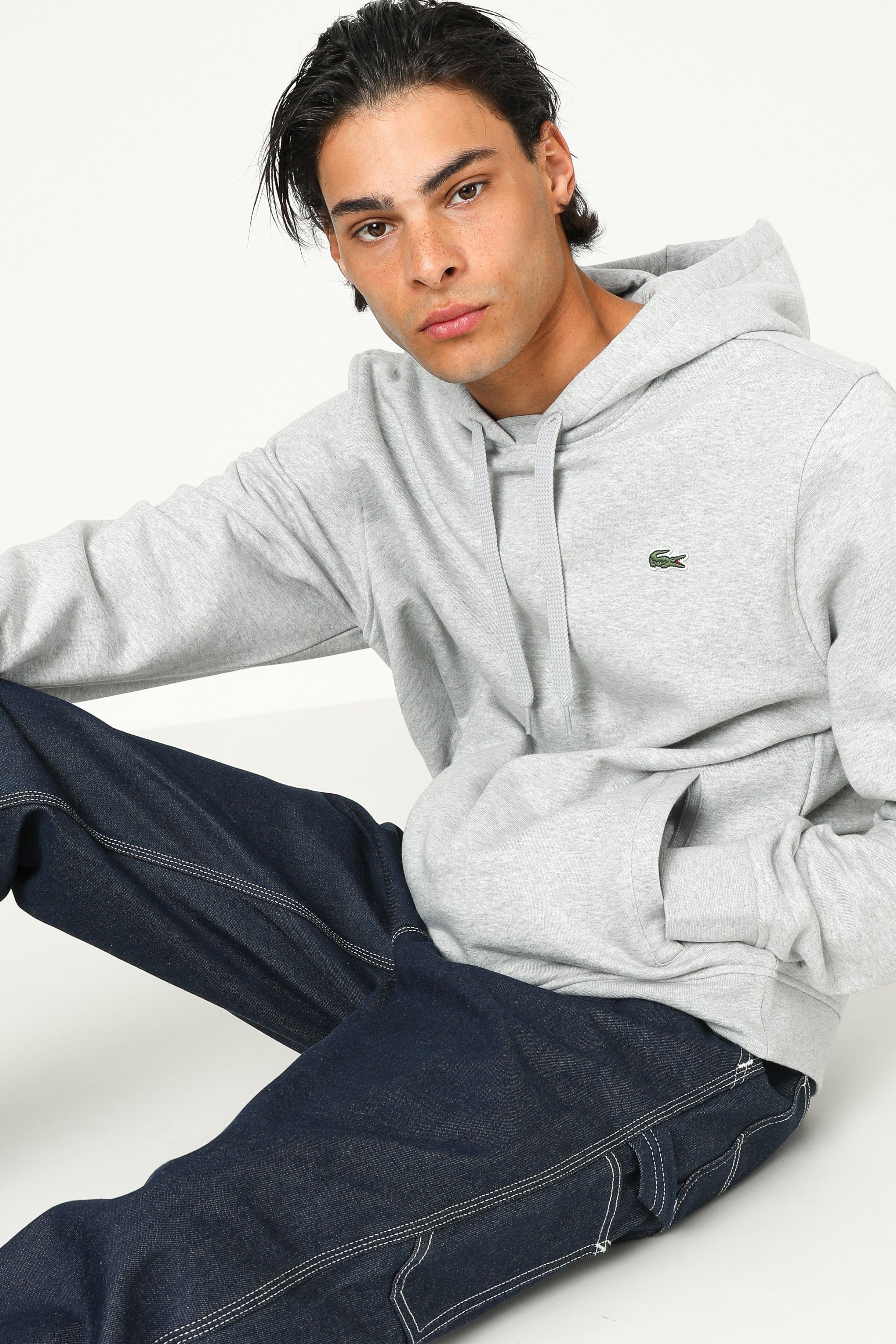 Sweatshirt à capuchon - Silver Chine