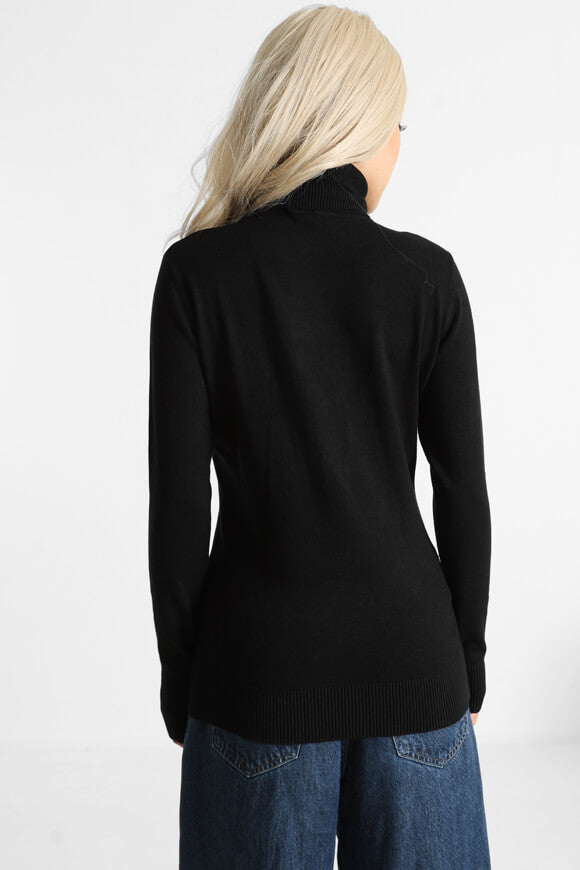 Maglia a maglia fine - Jet Black