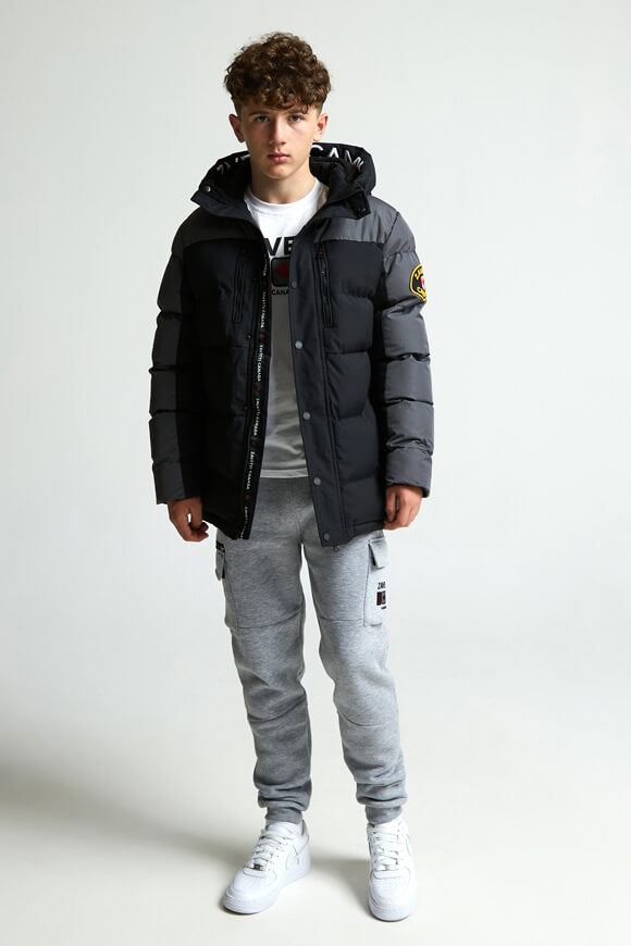 Veste tampon Raffino - Jet Black + Asphalt