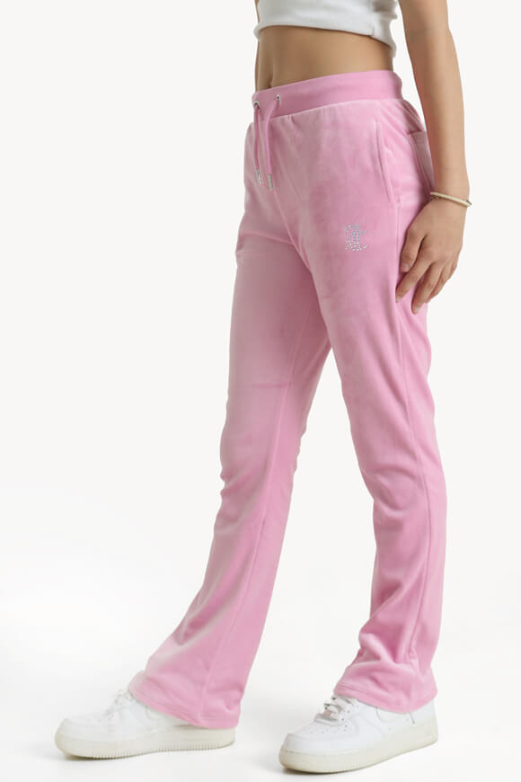 Pantaloni bootcut in velluto - Pinky Lilac Chiffon