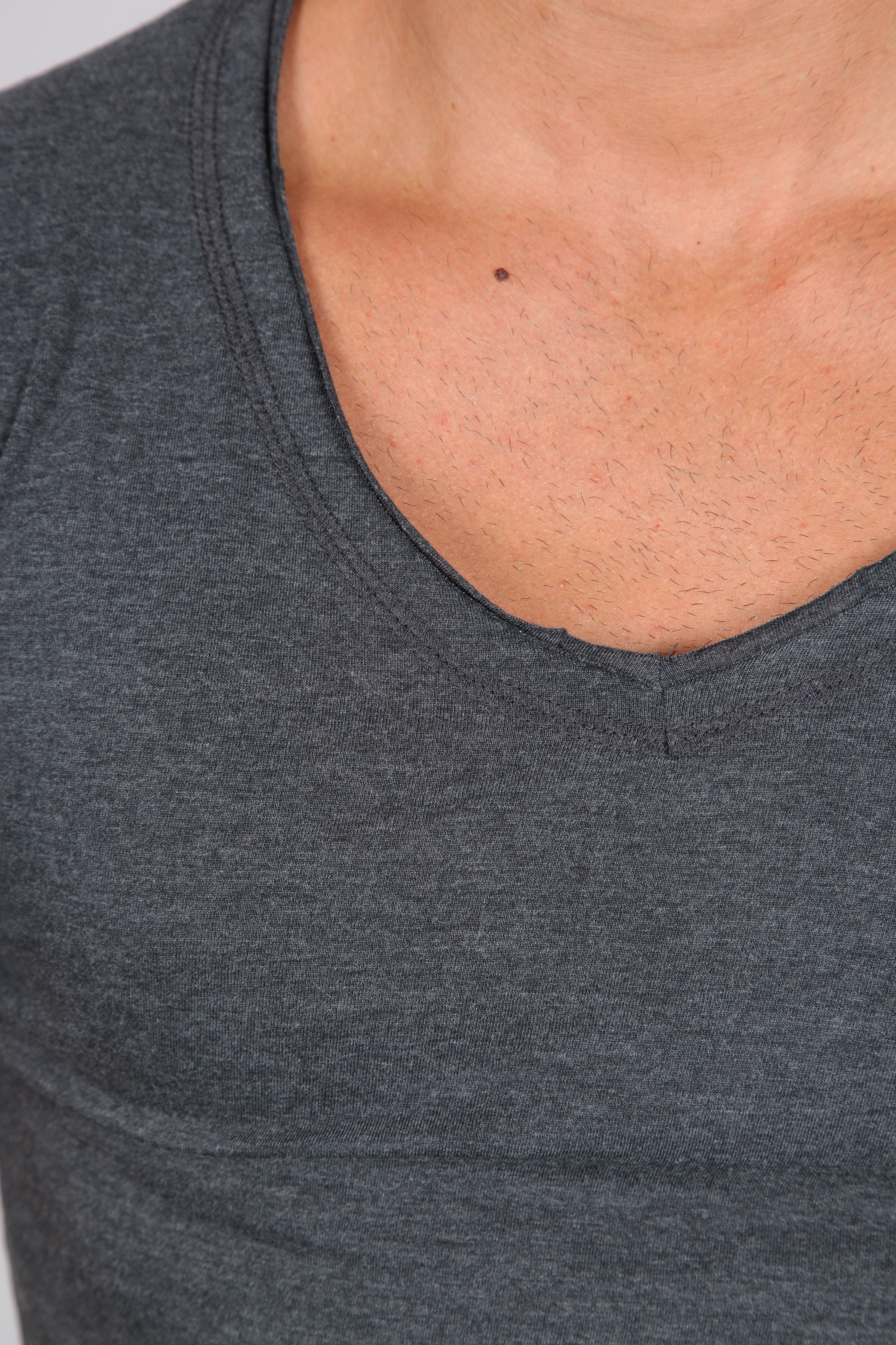 T-Shirt - Gris foncé chiné