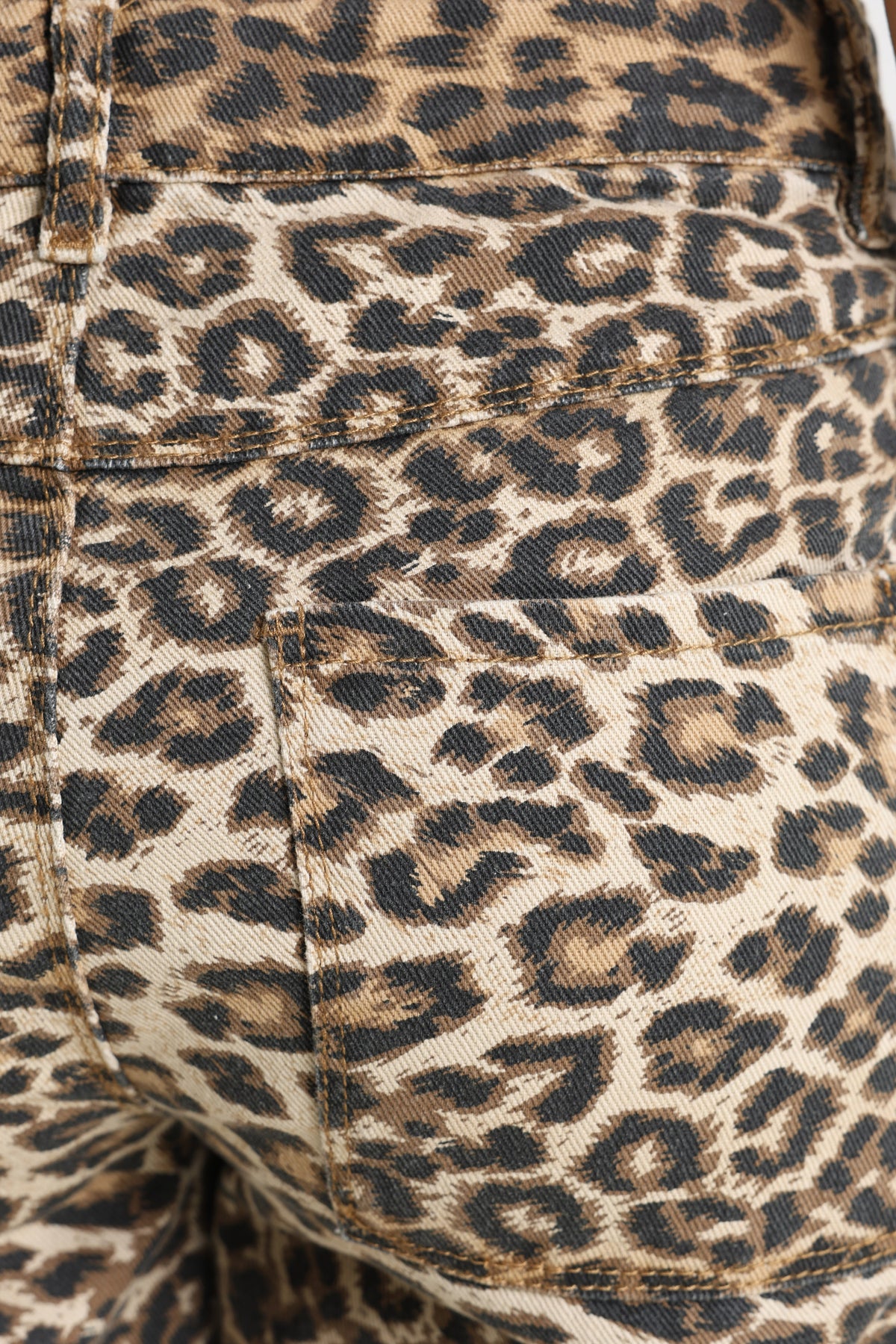 NKFROSE Wide Leg Hose - Leopard