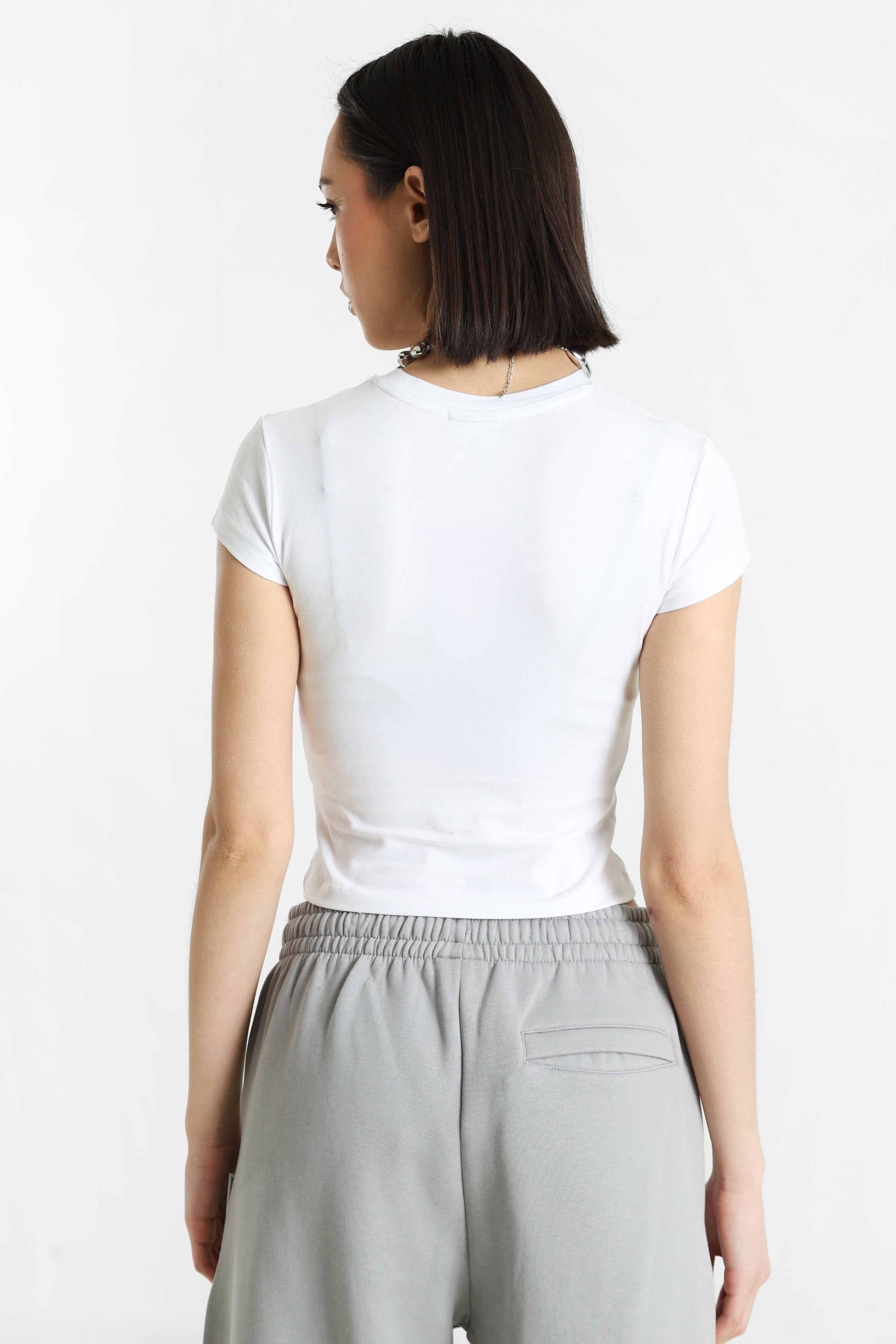 Crop T-Shirt - White