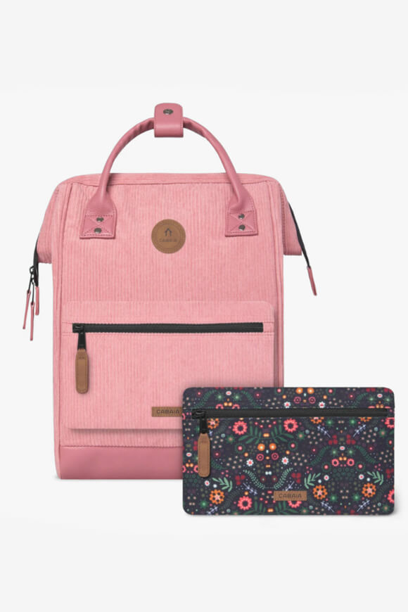 Gold Coast Cord Rucksack 18L - Pink