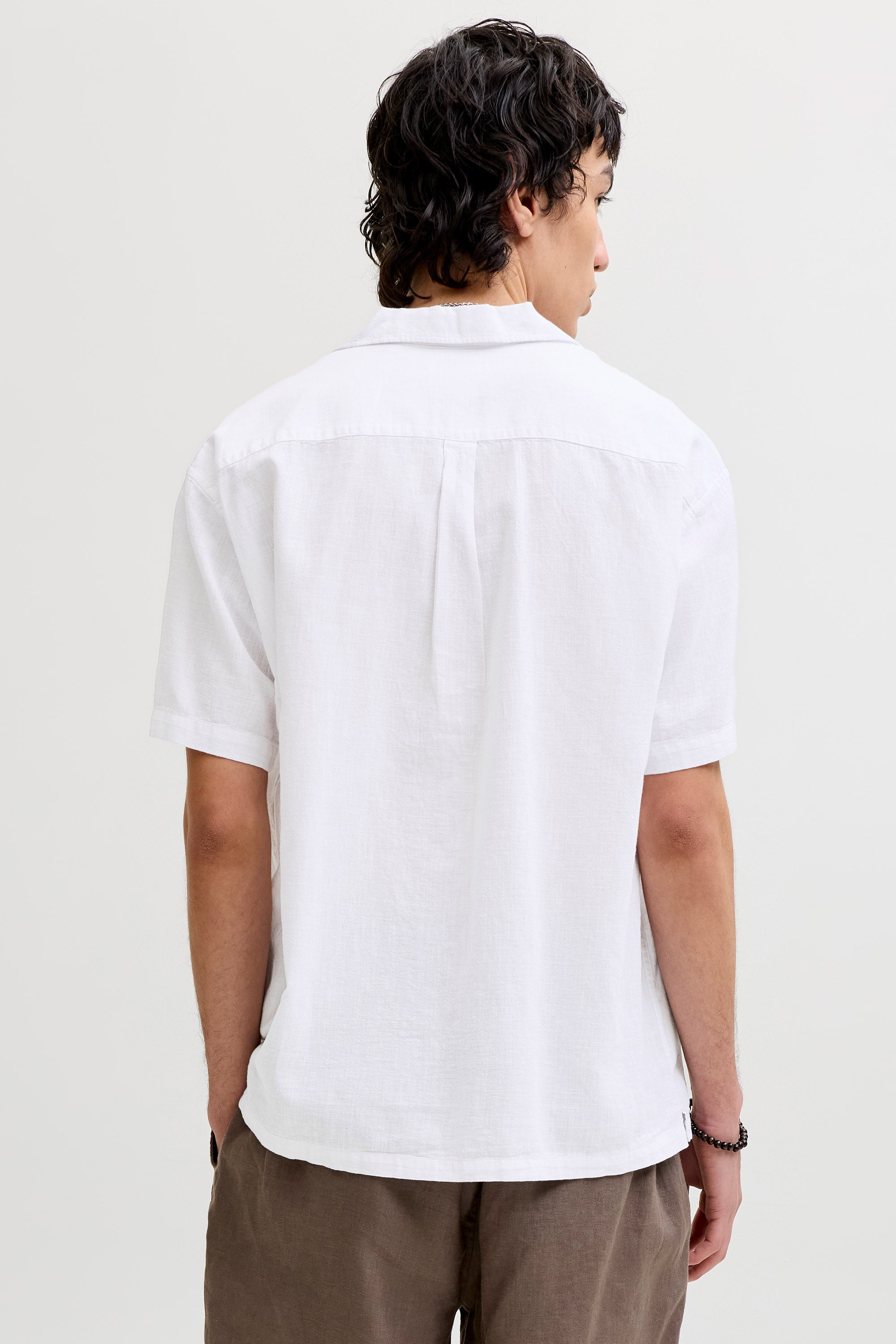 JJESUMMER chemise en lin - White