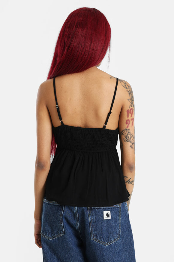 Top con cinturino - nero