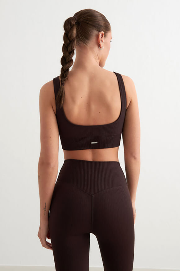 Seamless Sport-Bralette - Cacao