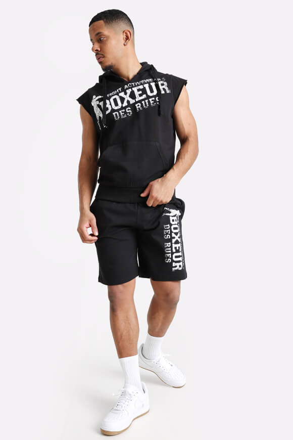 Sweat T-shirt à capuche - Noir