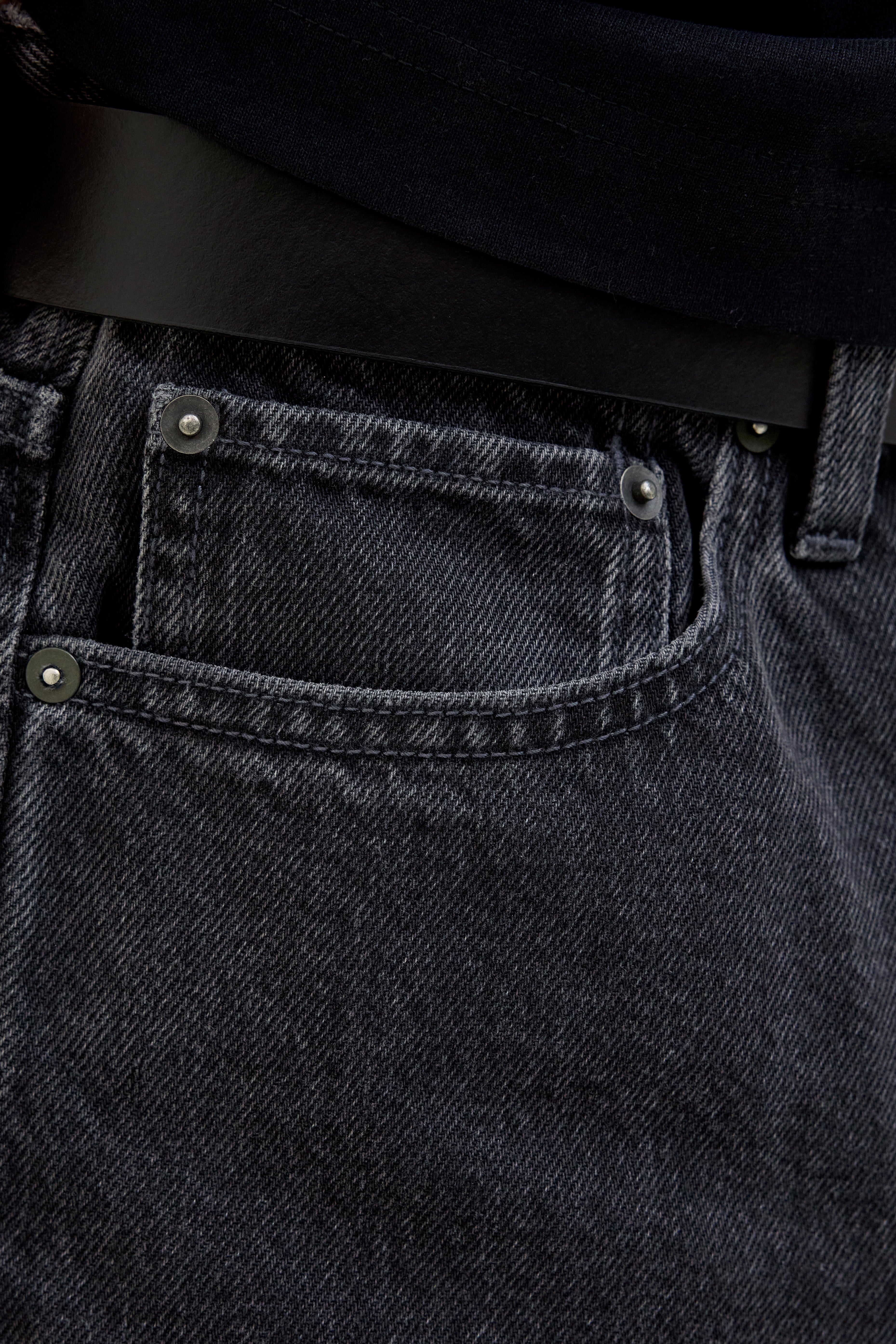 Alex Original Jeansshorts - Black Denim