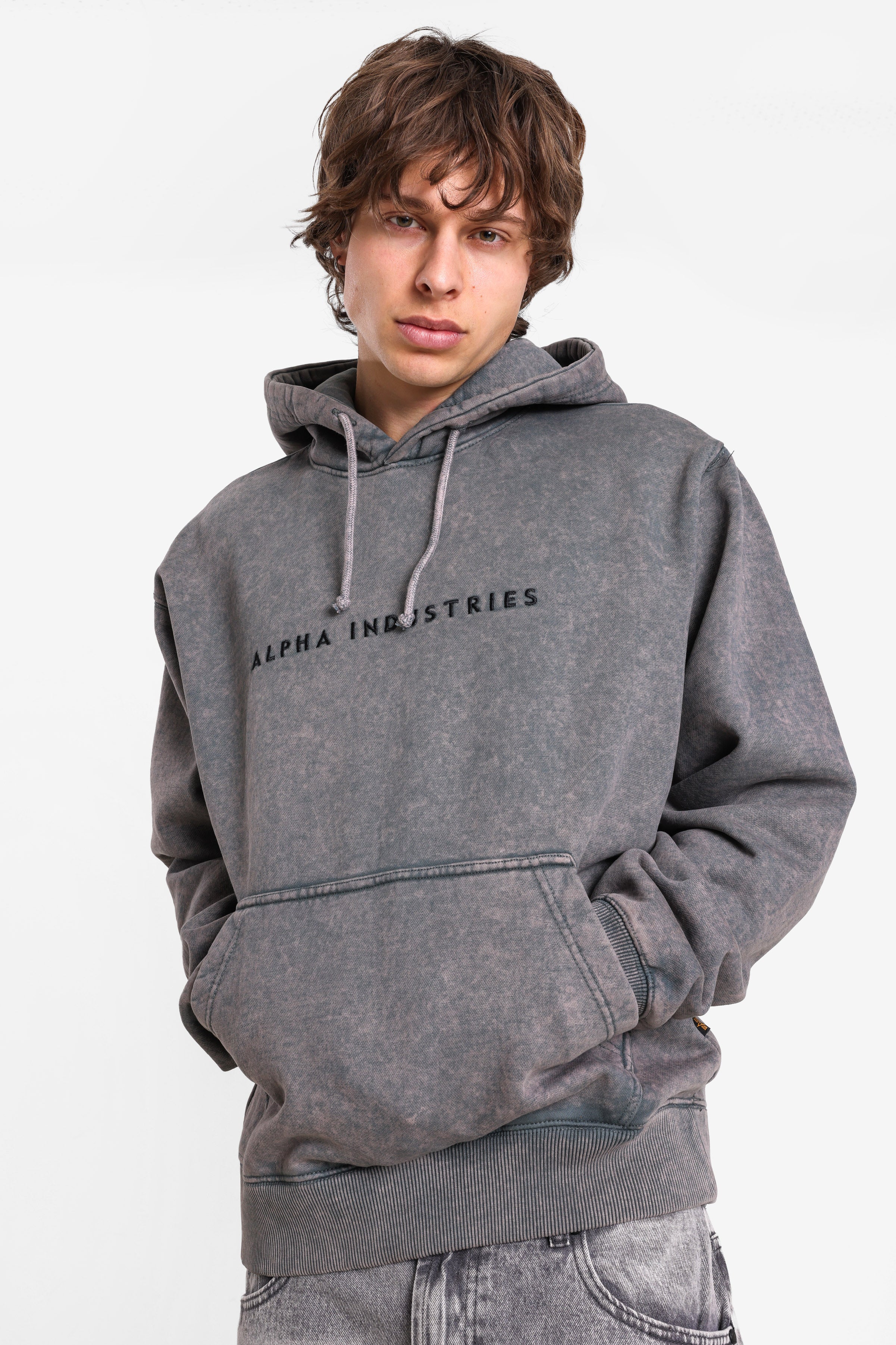 Kapuzensweatshirt - Vintage Grey