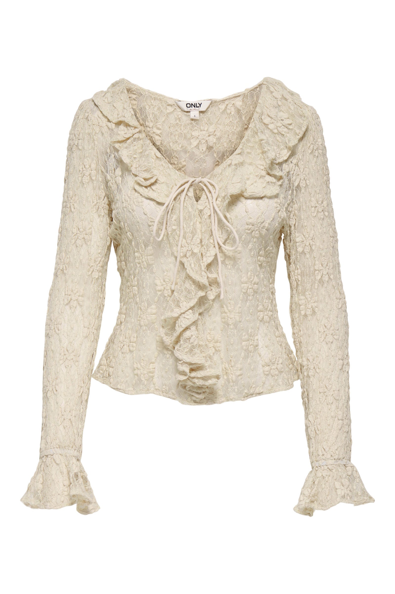 ONLPEARLINA Crop Bluse - Birch