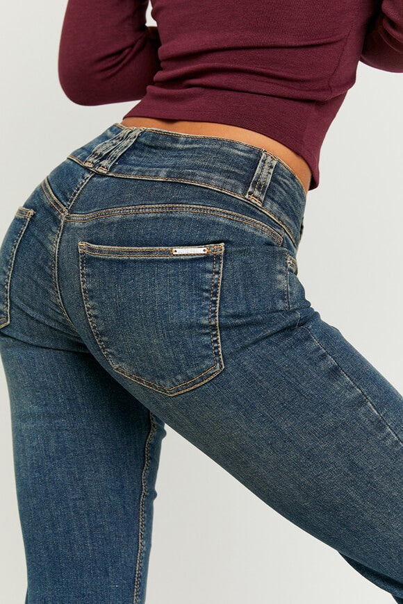 Jeans bootcut - Blu scuro Usato