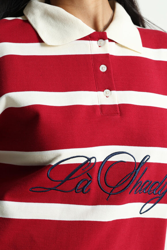 Oversize long sleeve shirt - red