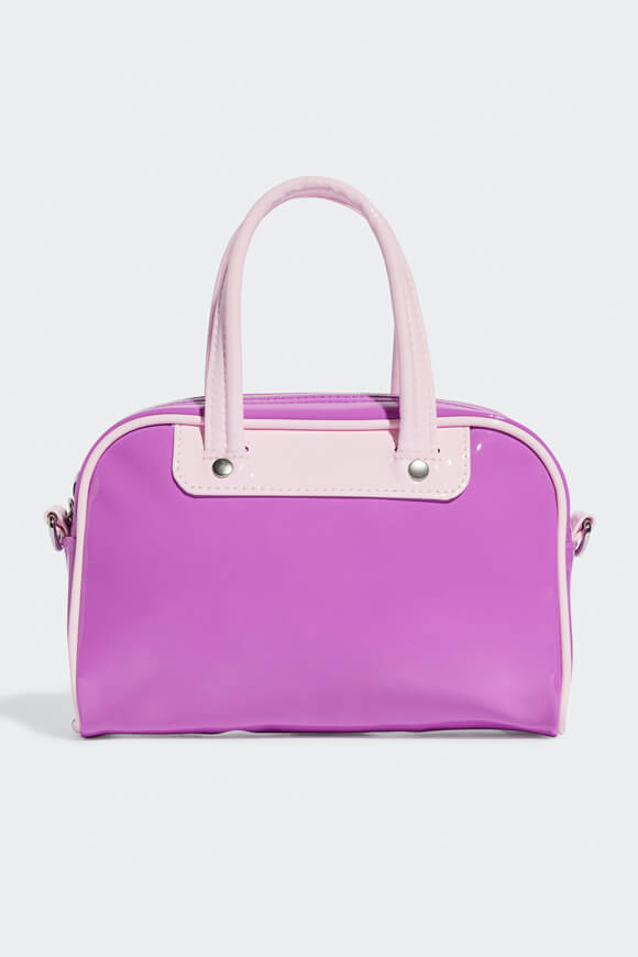 Sac à main / sac à bandoulière en cuir verni Adicolor - Purple Burst + White