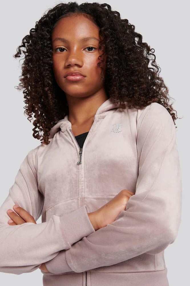 Samt Jacke - Purple Dove