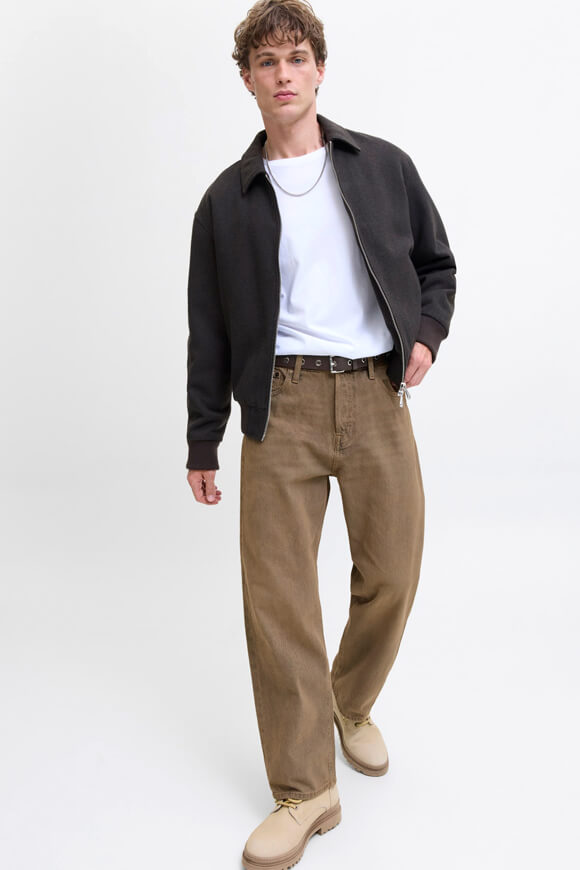 Alex Baggy Fit Jeans L32 - Brown