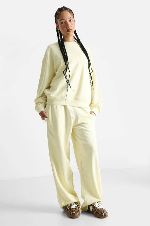 Oversize Sweatshirt - Hellgelb