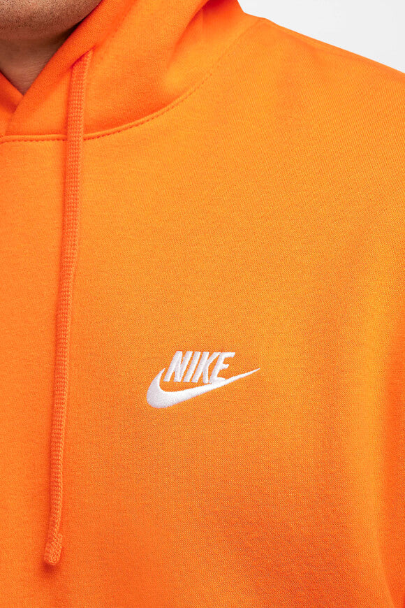 Sportswear Club Fleece Hooded Sweatshirt - Safety Orange