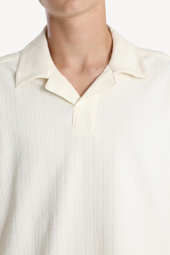 ONSMALES polo in structured fabric - Egret